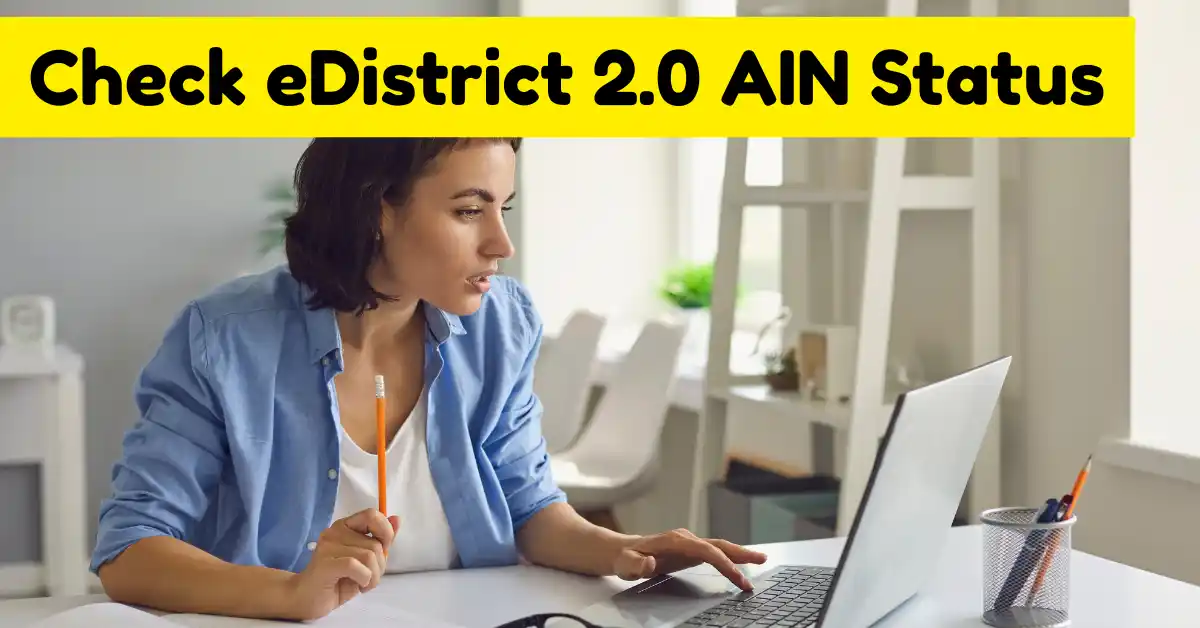 Check eDistrict 2.0 AIN Status