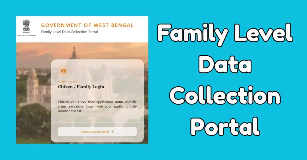 Family Level Data Collection Portal