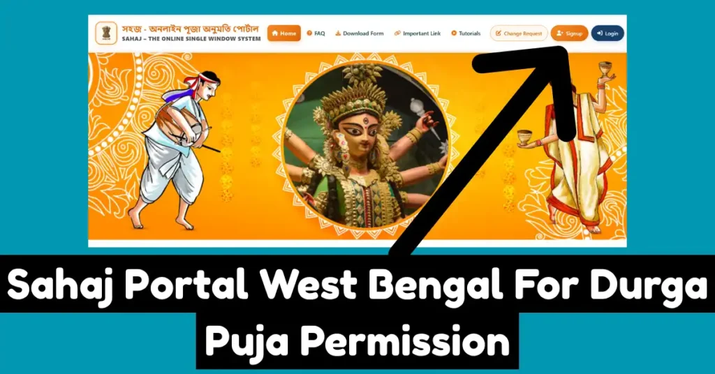 Sahaj Portal West Bengal For Durga Puja Permission